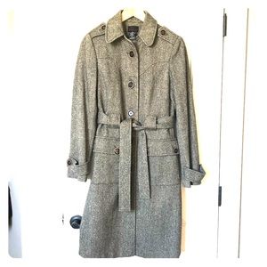Via tweed coat